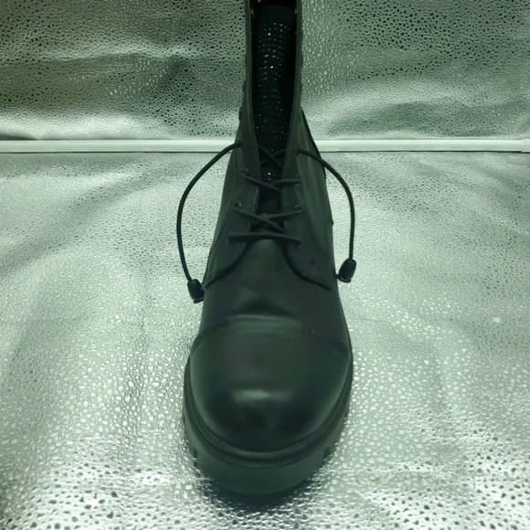 Via giulia women's lace-up black Bootie Sz 10 - Picture 9 of 11